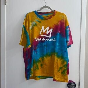 Mammoth Mountain Colorful Tie-Dye T-Shirt